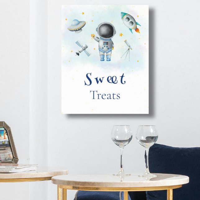 Poster Sweet Traite l'astronaute spatial roquettes de gar (Créateur téléchargé)