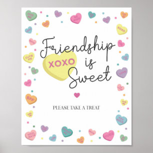 Poster Sweetheart Candy Février Faveurs