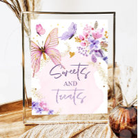 Sweets and Traitements Favors Butterfly Floral Gar