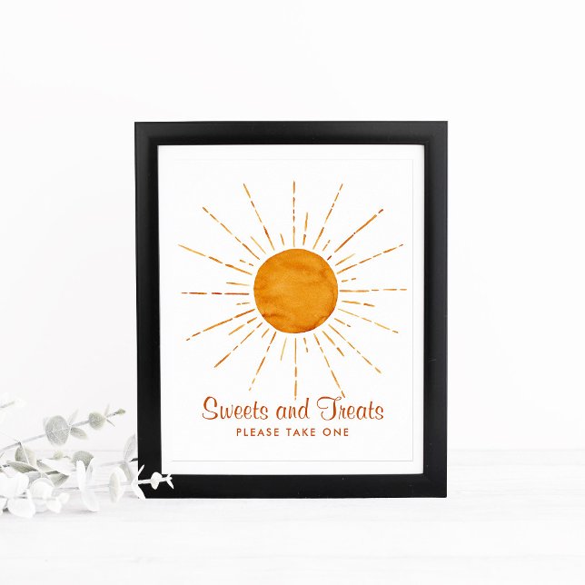 Poster Sweets & Treats Sunshine Baby Shower (Créateur téléchargé)