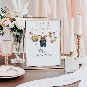 Poster Swereat Citrouille Rustic Fall Baby shower