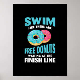 Poster Swimming Lover