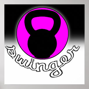 Poster "Swinger" Kettlebell Fitness