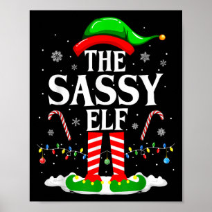 Poster Sy Elf Xmas Funny Matching Family Group Christ