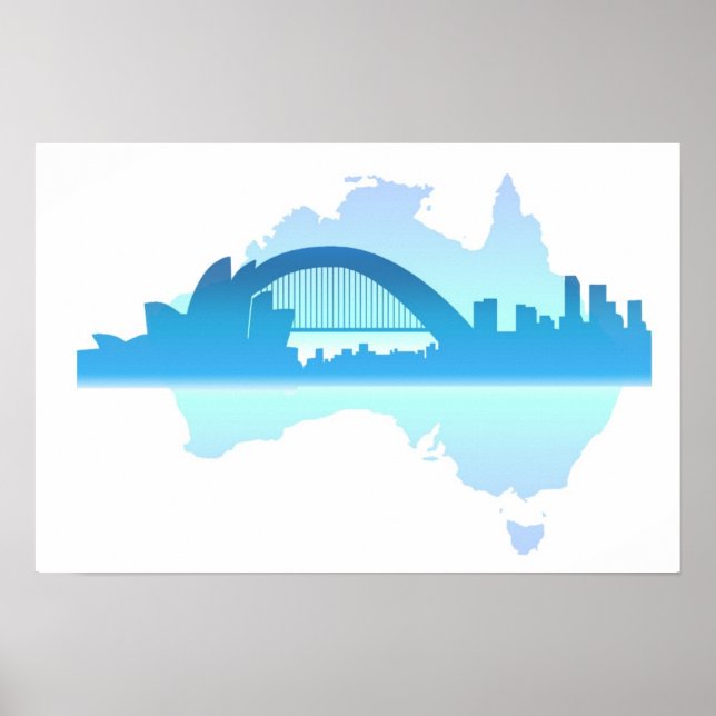 Poster Sydney Australie (Devant)