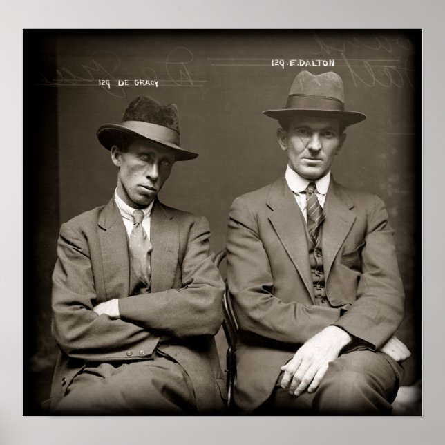 Poster SYDNEY GANGSTER MUGSHOT c. 1920 (Devant)