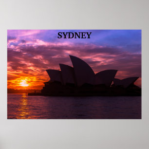 POSTER SYDNEY - OPÉRA HOUSE