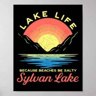 Poster Sylvan Lake Lac Vie Lac Vie Parce Que Les Plages S