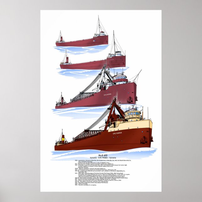 Poster Sylvanie Sylvanie, cargo des Grands Lacs (Devant)