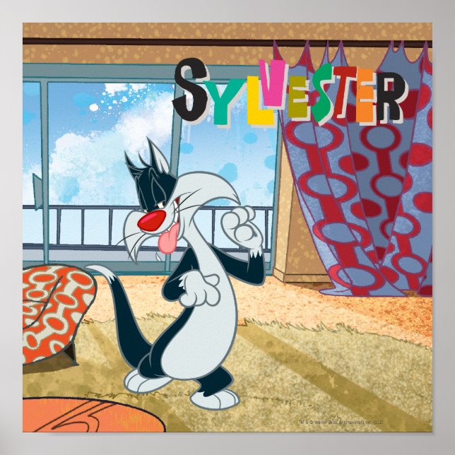 Poster Sylvester Paw Up (Devant)