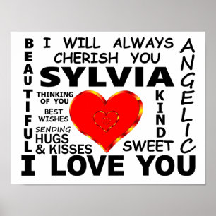Poster Sylvia I Love You