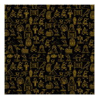 Symbole antique égyptien Hiéroglyphique Motif