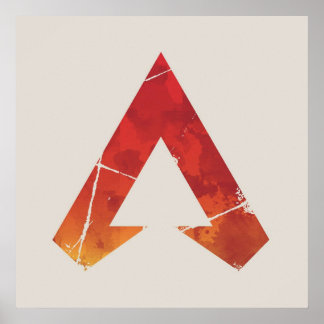 Poster Symbole aquarelle Apex Legends Logo Apex Legends