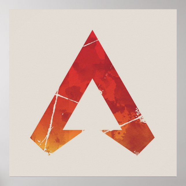 Poster Symbole aquarelle Apex Legends Logo Apex Legends (Devant)
