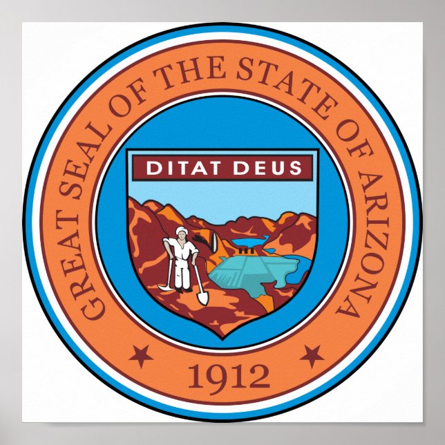 Poster Symbole Arizona (Devant)