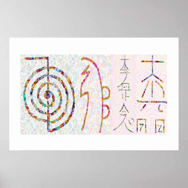 Poster SYMBOLE ART 2014 - Reiki Master Practice (Devant)