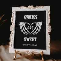 Symbole Baby shower d'Halloween gothique