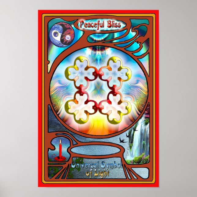 Poster Symbole Bliss pacifique (Devant)