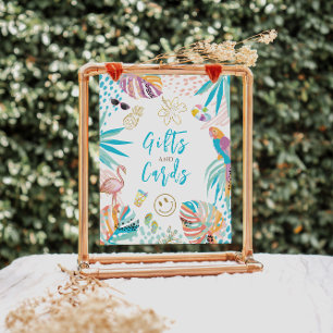 Poster Symbole Cadeaux Tropicaux