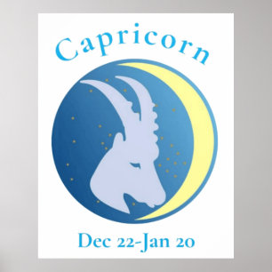 Poster Symbole Capricorne Thunder_Cove