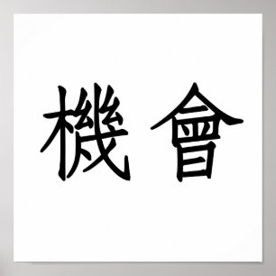 Poster Symbole chinois pour l'occasion