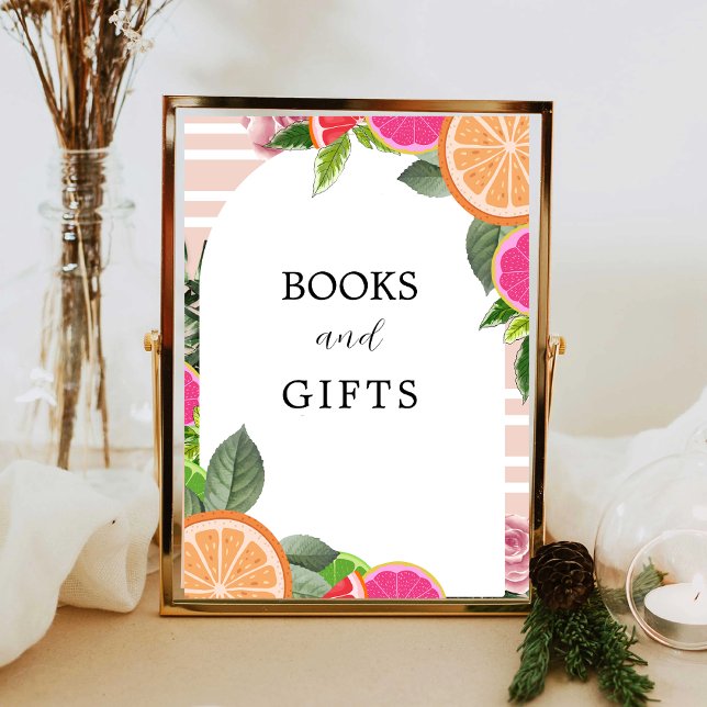 Poster Symbole Citrus Orange Green Cutie Livres & Cadeaux (Créateur téléchargé)