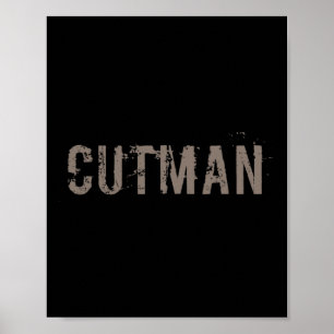 Poster SYMBOLE Cutman Tee For Funny Boxer Cutman