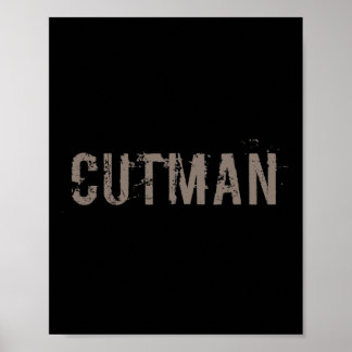 Poster SYMBOLE Cutman Tee For Funny Boxer Cutman
