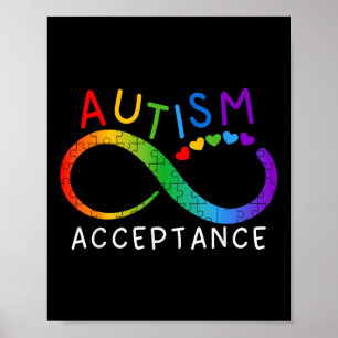 Poster Symbole d'acceptation de la sensibilisation sur l'