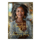 Symbole d'accueil de la fête d'anniversaire