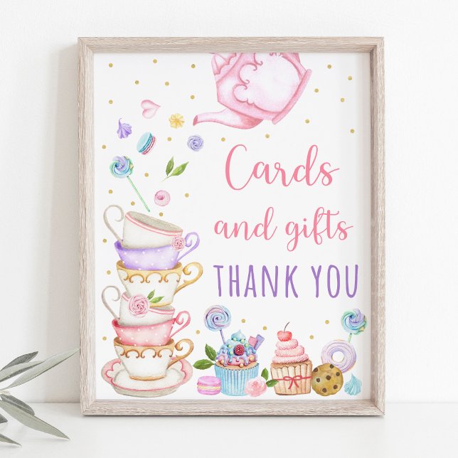 Poster Symbole d'anniversaire des cartes et cadeaux de fê (Créateur téléchargé)