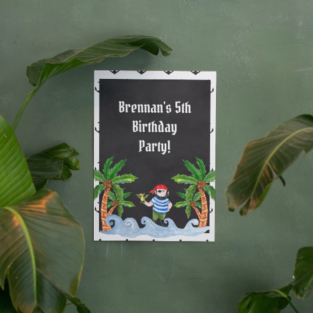 Poster Symbole d'anniversaire du Pirate Fun (Créateur téléchargé)