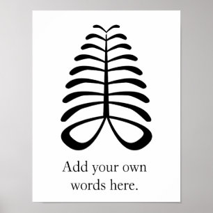 Poster Symbole d'AYA de la résistance et de