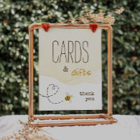 Symbole de Baby shower et de cadeaux d'abeille dou