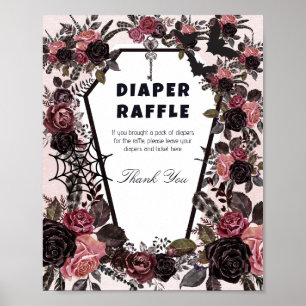 Poster Symbole de Baby shower Halloween Coffin Refus de c