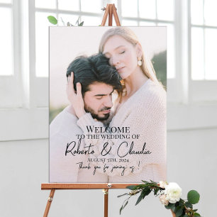 Poster Symbole de bienvenue du mariage photo