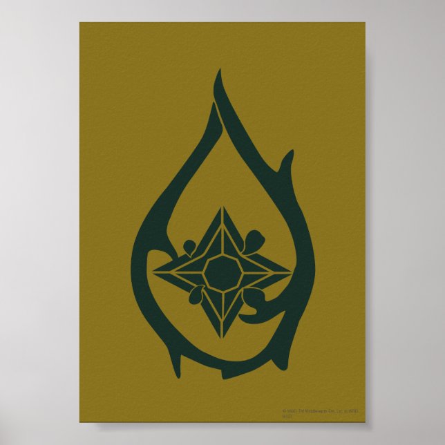 Poster Symbole de chute TAURIEL™ (Devant)