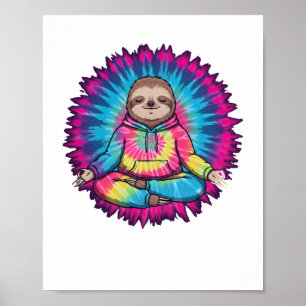 Poster SYMBOLE DE Cravate-JOUR DE LA PARTENANCE Hippie