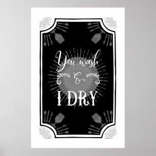 Poster SYMBOLE DE CUISINE D'Antiquité Drôle