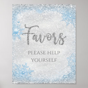 Poster Symbole de faveur Winter Wonderland
