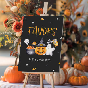 Poster Symbole de fête d'Halloween Éffrayant Anniversaire
