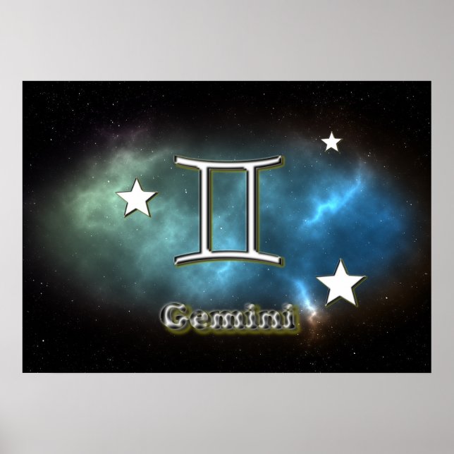 Poster Symbole de Gemini (Devant)