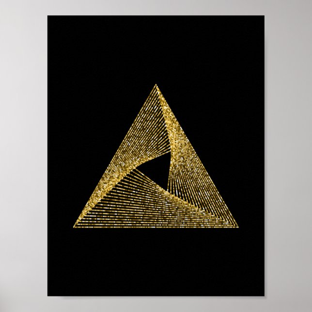 Poster Symbole de géométrie sacrée (Devant)