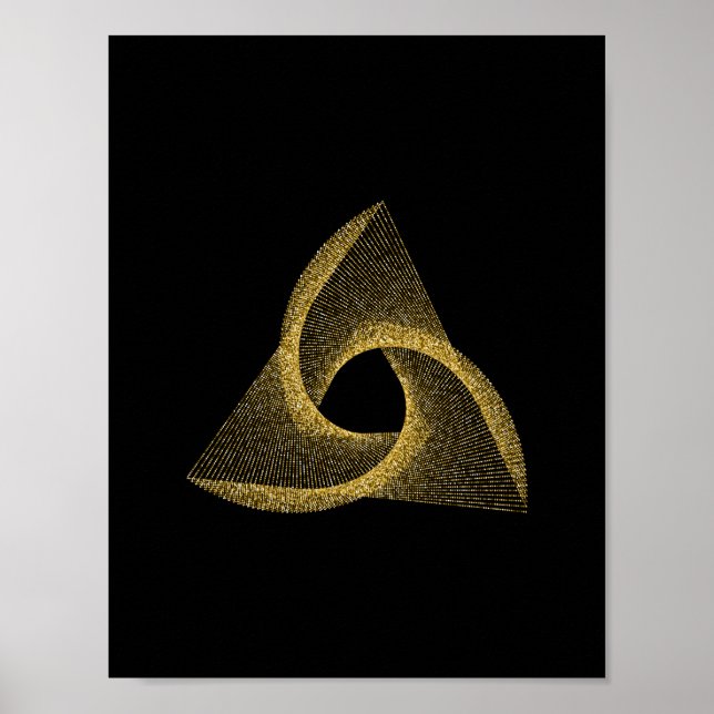Poster Symbole de géométrie sacrée (Devant)