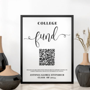 Poster Symbole de graduation du fonds du collège signe im
