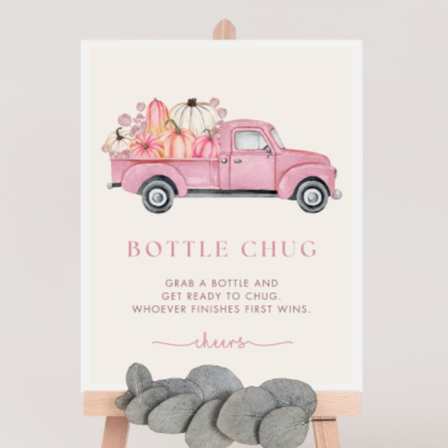 Poster SYMBOLE DE JEU DE JEU citrouille Baby shower boute (Créateur téléchargé)