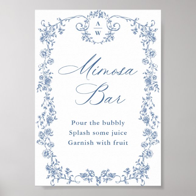 Poster Symbole de la barre Mimosa de la Grace victorienne (Devant)