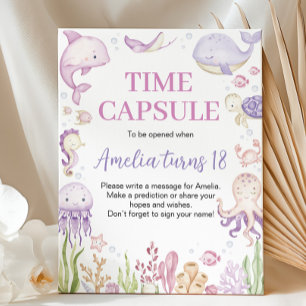 Poster Symbole de la capsule Heure d'Anniversaire de la F