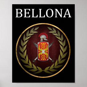 Poster Symbole de la déesse romaine antique de Bellona