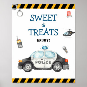 Poster Symbole de la fête d'anniversaire de l'enfant Swee